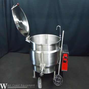 VULCAN 40 GALLON ELECTRIC STEAM JACKETED KETTLE 208V - Image 2