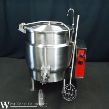 VULCAN 40 GALLON ELECTRIC STEAM JACKETED KETTLE 208V - Image 3