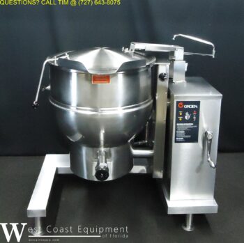 GROEN 40 GALLON GAS STEAM JACKETED TILT KETTLE DHT-40 - Image 13