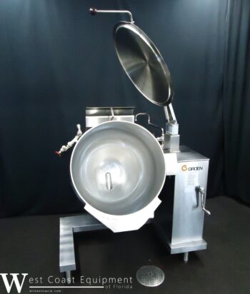 GROEN 40 GALLON GAS STEAM JACKETED TILT KETTLE DHT-1P 40 - Image 11