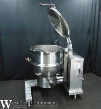 GROEN 40 GALLON GAS STEAM JACKETED TILT KETTLE DHT-1P 40 - Image 4