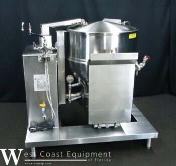 GROEN 40 GALLON GAS STEAM JACKETED TILT KETTLE DHT-1P 40 - Image 7