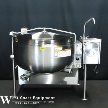 CLEVELAND KGL-40TSH 40 GALLON GAS STEAM JACKETED TILT KETTLE ABSOLUTELY FLAWLESS - Image 11