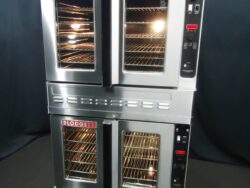 BLODGETT DFG 200 DIGITAL GAS COMMERCIAL DOUBLE CONVECTION OVEN - FLAWLESS!