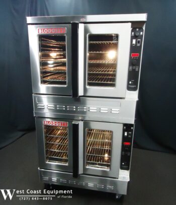 BLODGETT DFG 200 DIGITAL GAS COMMERCIAL DOUBLE CONVECTION OVEN - FLAWLESS!