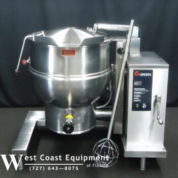 GROEN 40 GALLON ELECTRIC TILT KETTLE DEE-4T/40 FLAWLESS CONDITION! 480 VOLT!