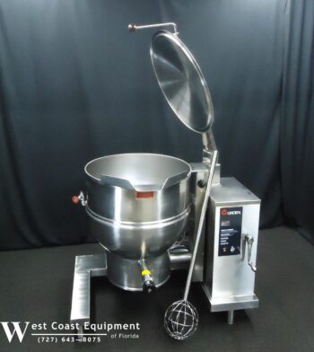 GROEN 40 GALLON ELECTRIC TILT KETTLE DEE-4T/40 FLAWLESS CONDITION! 480 VOLT! - Image 11