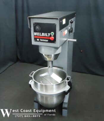NEW SURPLUS 4 HORSE POWER WELBILT VARIMIXER W60P 60 QUART MIXER 208V HOBART - Image 4
