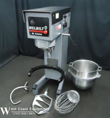 NEW SURPLUS 4 HORSE POWER WELBILT VARIMIXER W60P 60 QUART MIXER 208V HOBART - Image 3