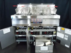 2018 - FRYMASTER GAS 3 WELL FRYER W/ FILTER & BASKET TIMERS - FLAWLESS CONDITION!