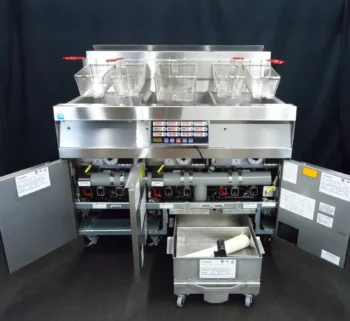 2018 - FRYMASTER GAS 3 WELL FRYER W/ FILTER & BASKET TIMERS - FLAWLESS CONDITION! - Image 16