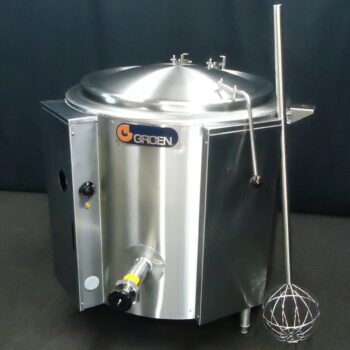 NEVER USED! GROEN EE-40 40 GALLON STEAM JACKETED KETTLE - ABSOLUTELY FLAWLESS! - Image 2