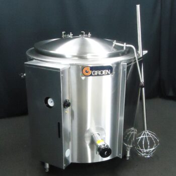 NEVER USED! GROEN EE-40 40 GALLON STEAM JACKETED KETTLE - ABSOLUTELY FLAWLESS! - Image 3