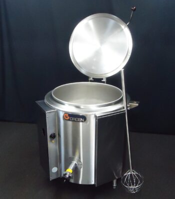 NEVER USED! GROEN EE-40 40 GALLON STEAM JACKETED KETTLE - ABSOLUTELY FLAWLESS! - Image 4