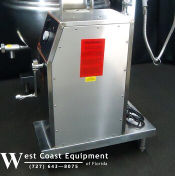 GROEN'S NEWEST STYLE GAS 60 GALLON STEAM JACKETED TILT KETTLE DHT/60 - EXCELLENT - Image 4