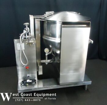 GROEN'S NEWEST STYLE GAS 60 GALLON STEAM JACKETED TILT KETTLE DHT/60 - EXCELLENT - Image 6