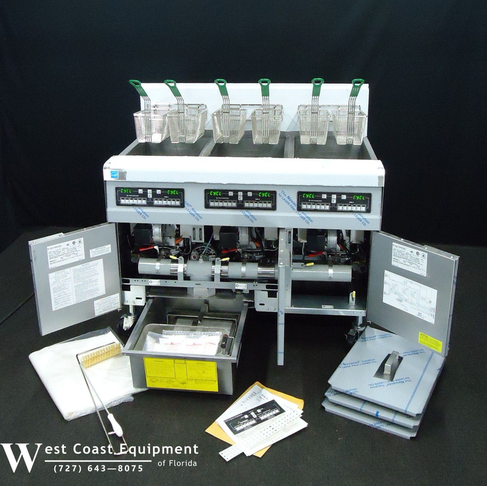 BRAND NEW! FRYMASTER GAS 3 WELL DIGITAL FRYER W/FILTER SYSTEM AND A P&L WARRANTY - Image 12