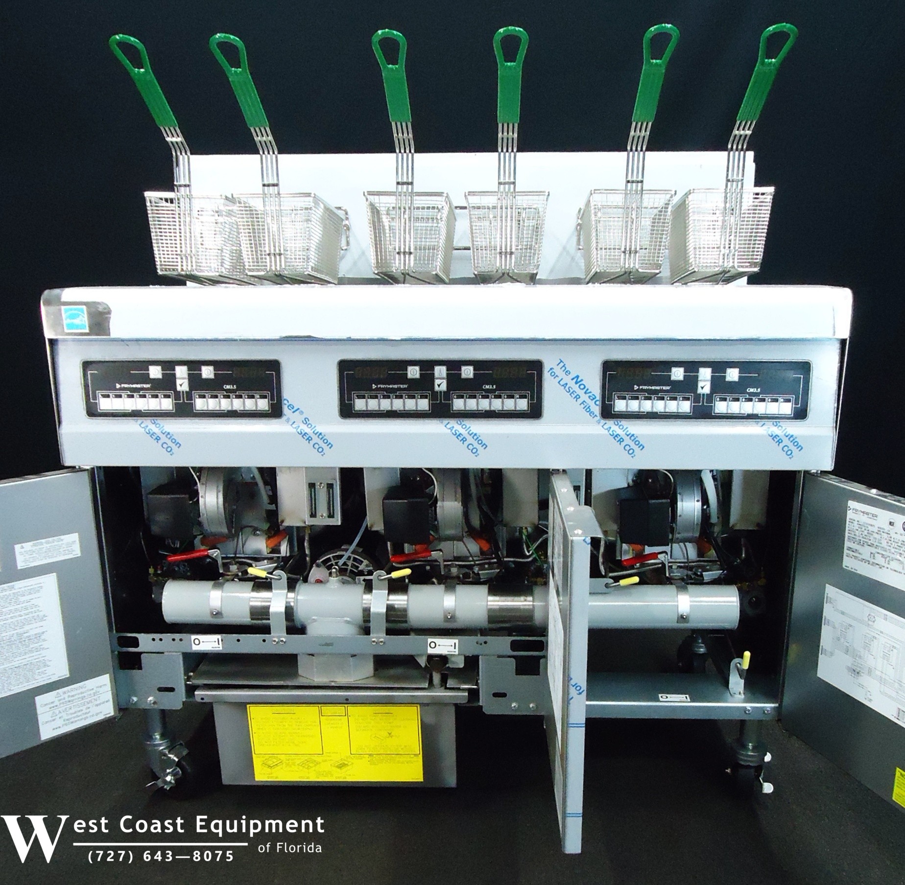 BRAND NEW! FRYMASTER GAS 3 WELL DIGITAL FRYER W/FILTER SYSTEM AND A P&L WARRANTY - Image 3