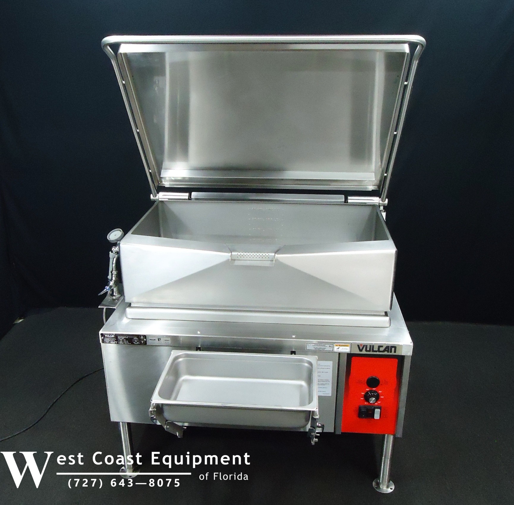VULCAN VG40 40 GALLON GAS TILT SKILLET / BRAISING PAN 90-DAY WARRANTY! FLAWLESS! - Image 12