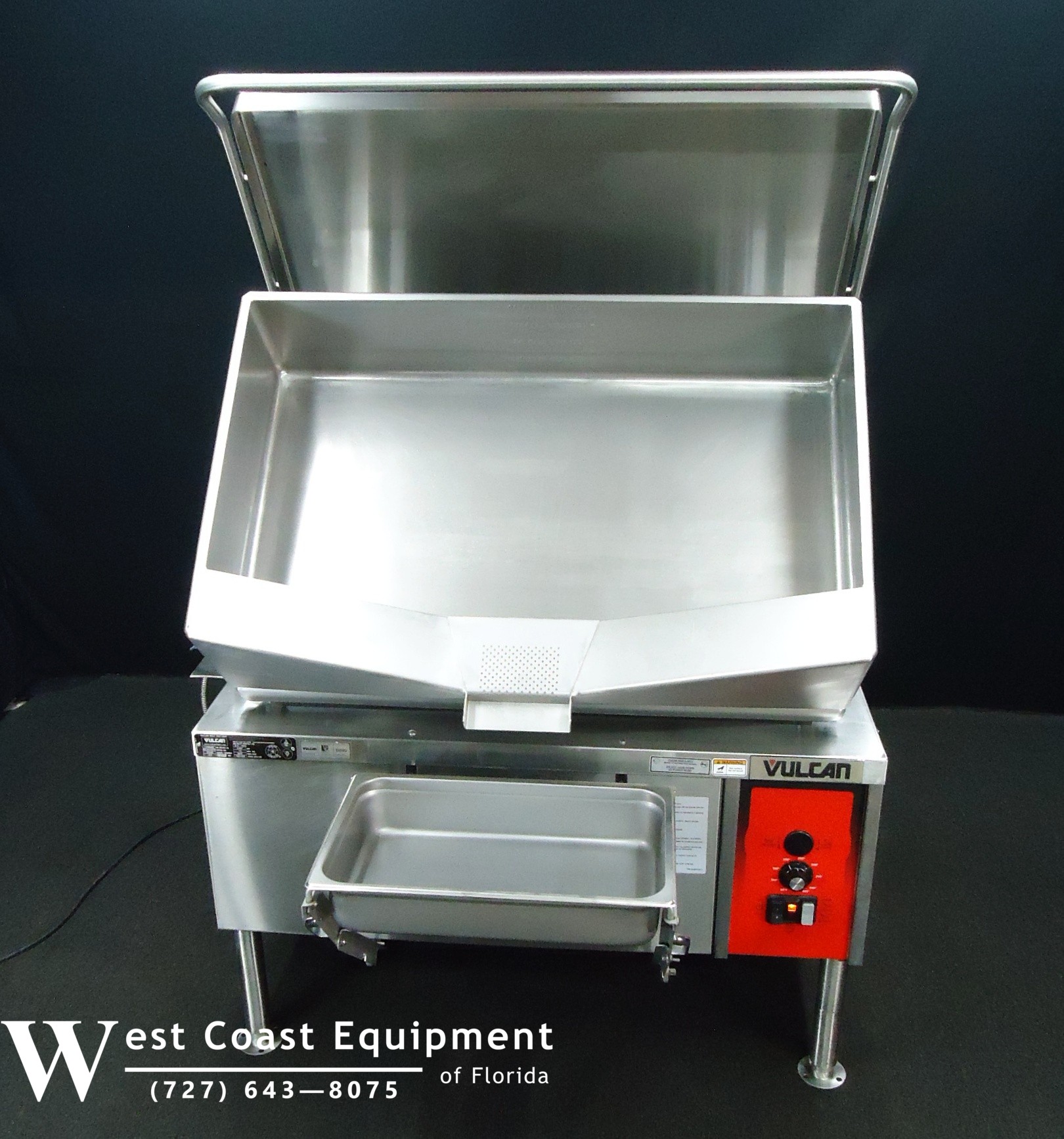 VULCAN VG40 40 GALLON GAS TILT SKILLET / BRAISING PAN 90-DAY WARRANTY! FLAWLESS! - Image 2
