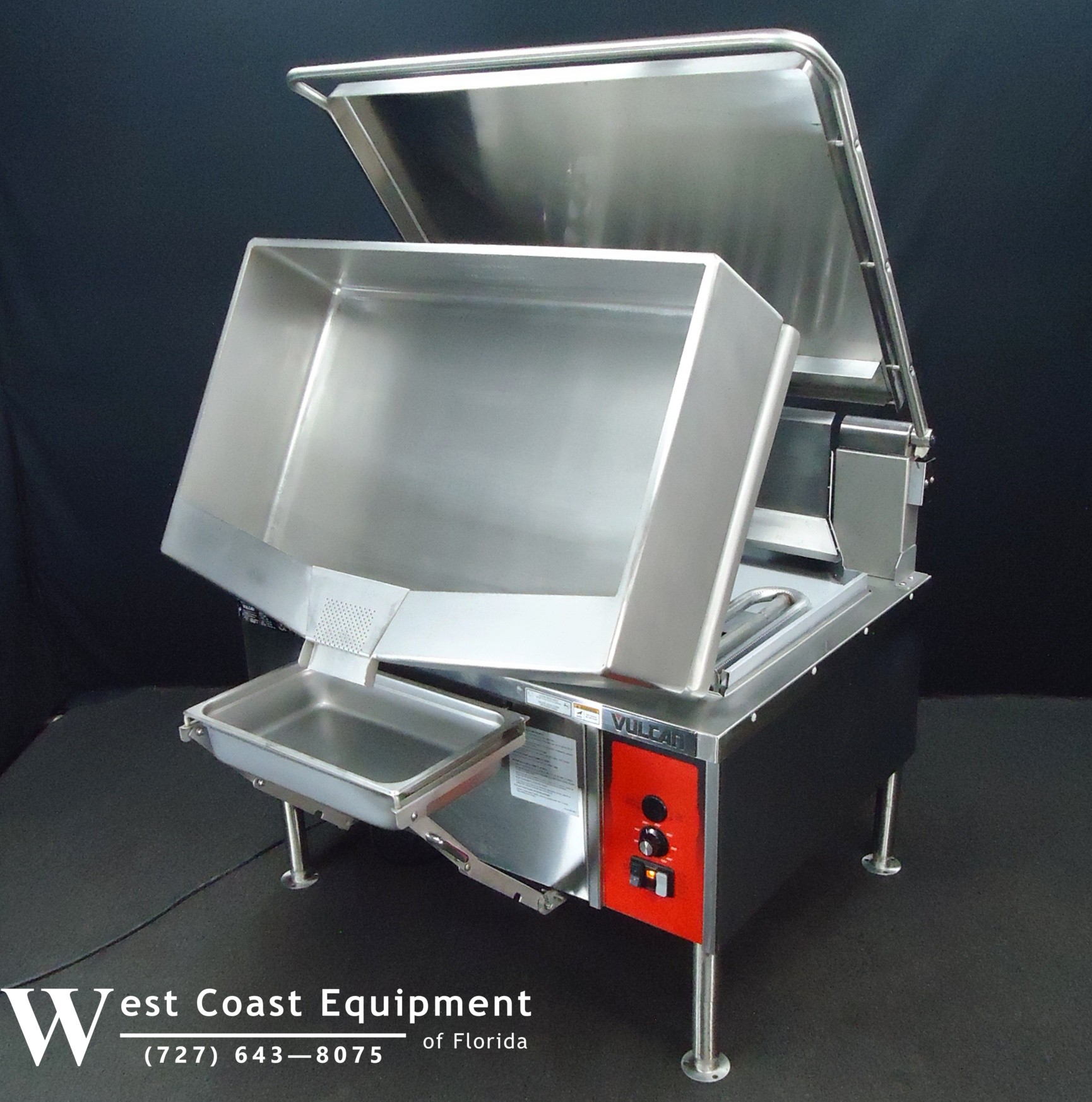 VULCAN VG40 40 GALLON GAS TILT SKILLET / BRAISING PAN 90-DAY WARRANTY! FLAWLESS! - Image 3